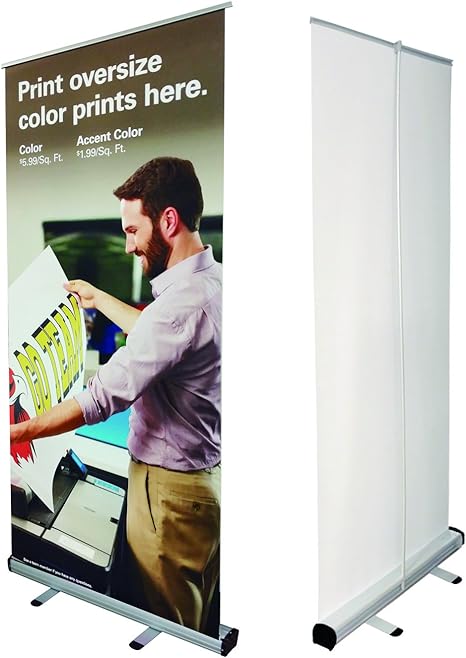 Retractable Banner – Single Side – 33.5″x78″